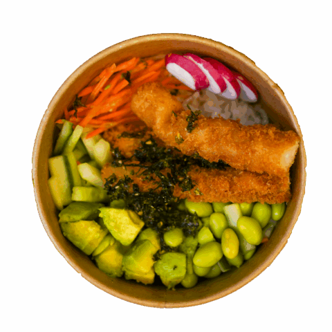 Poke Bowl Crispy Ebi (frokost 11.00 - 16.00)