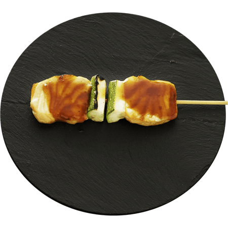 Grillet laks & grøntsager i teriyaki (2 stk)